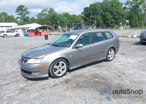 2006 Saab 9-3 Aero from USA, damaged, VIN YS3FH51U761024888